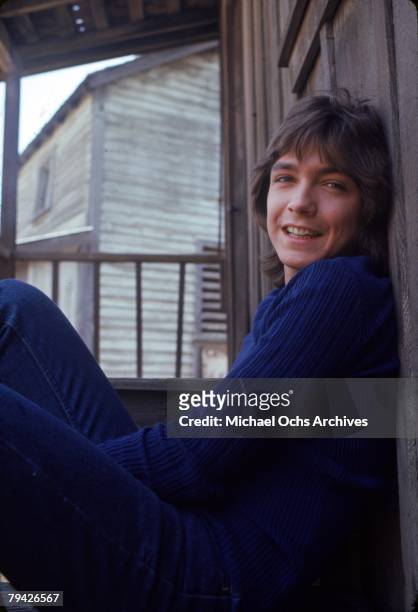 Teen idol David Cassidy aka Keith Partridge, the lead singer of "The Partridge Family", poses for a portrait in May 1971.