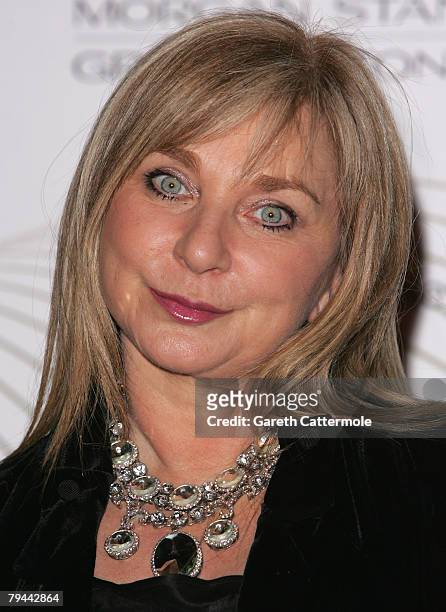 Helen Lederer arrives at the Morgan Stanley Great Britons Awards at The Guildhall on January 31, 2008 in London, England.