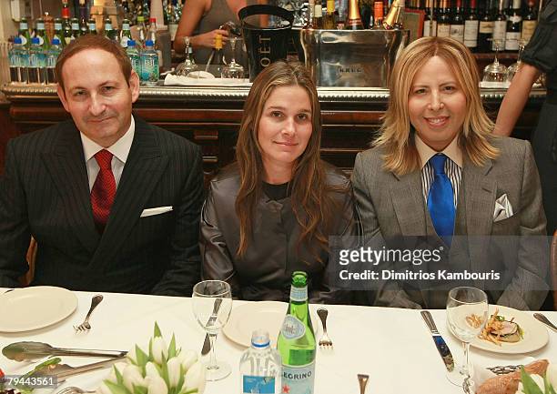 John Demsey, Aerin Lauder and Steven Cojocaru attend the Luncheon Celebrating The Publication of Steven Cojocaru'sMemoir, Glamour Interrupted at Le...