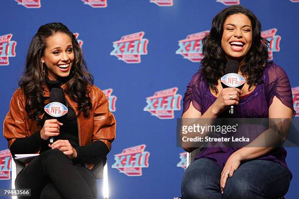 Singer Alicia Keys will sing the pregame show and singer Jordin Sparks will sing the national anthem prior to Super Bowl XLII at the Phoenix...
