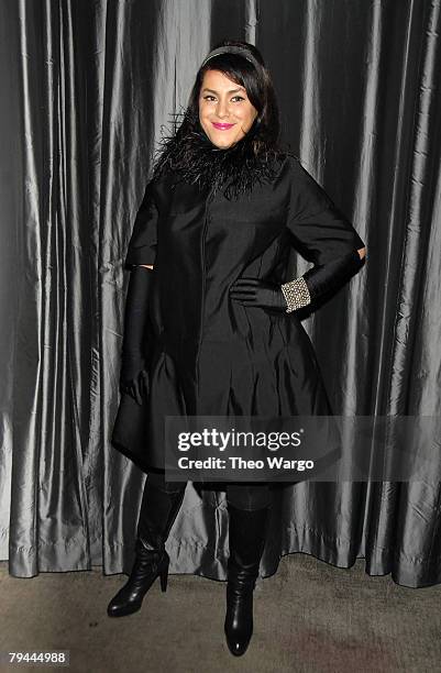 Writer/director Marjane Satrapi attends the 2007 New York Film Critic's Circle Awards at Spotlight on January 6, 2008 in New York City.