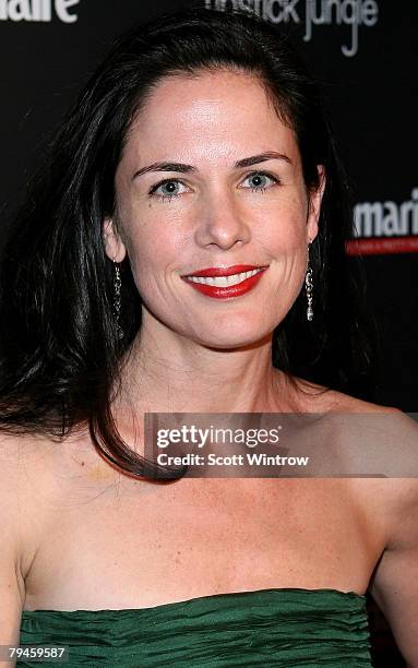 President of NBC Universal Television Studios Katherine Pope attends the premiere of Lipstick Jungle presented by NBC and Marie Claire at the Hearst...