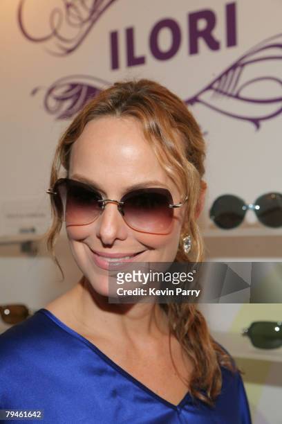 Actress Melora Hardin attends The Luxury Lounge in honor of the 2008 SAG Awards featuring Luxottica, held at the Four Seasons Hotel on January 26,...