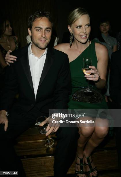 Stuart Townsend and Charlize Theron