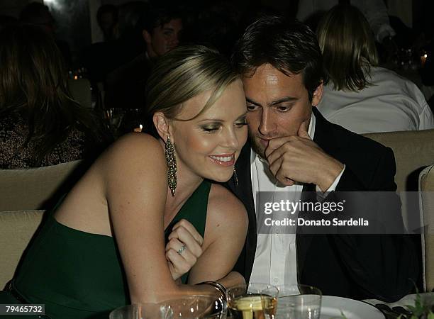 Charlize Theron and Stuart Townsend