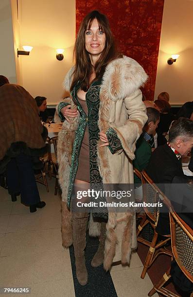 Carol Alt attends the Luncheon Celebrating The Publication of Steven Cojocaru'sMemoir, Glamour Interrupted at Le Bilboquet on January 31, 2008 in New...