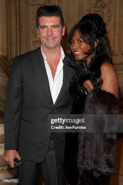 Simon Cowell and Sinitta attend the National Television Awards 2007 held at the Royal Albert Hall on October 31, 2007 in London, England.