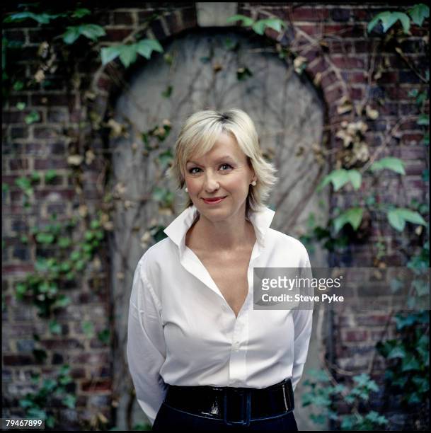 Author Tina Brown poses at a portrait session in New York City.