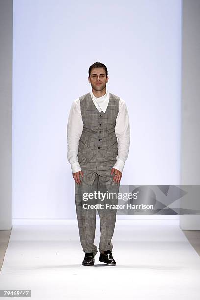 Designer Rubin Singer on the runway at the Rubin Singer Fall 2008 fashion show during Mercedes-Benz Fashion Week Fall 2008 at The Promenade at Bryant...