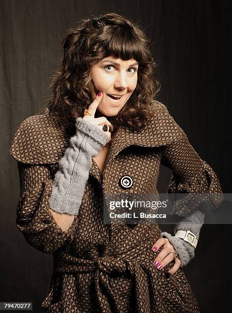 Actress Andrea Fellers of "Hell Ride" poses at the Hollywood Life House on January 22, 2008 in Park City, Utah.