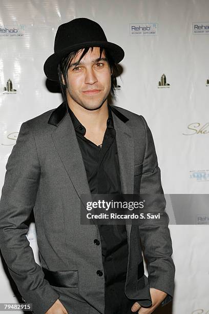 Peter Wentz attends the 'Friday Night Lights' at Taste Ultra-Lounge on February 1, 2008 in Scottsdale, Arizona .