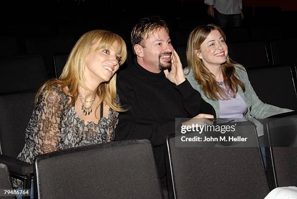 Deborah Gibson, Howard Fine and Cynthia Bain at Deborah Gibson's "Camp Electric Youth" scholarship auditions at the Howard Fine Acting School on...