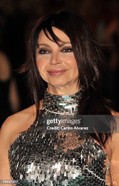 Actress Neus Asensi attends the 22th Goya Cinema Awards on February 3, 2008 at the Palacio Municipal de Congresos in Madrid, Spain.