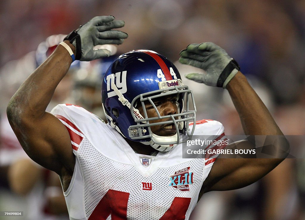 Ahmad Bradshaw of the New York Giants re