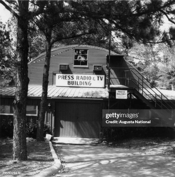 General View Of The Press Building During The 1968 Masters Tournament