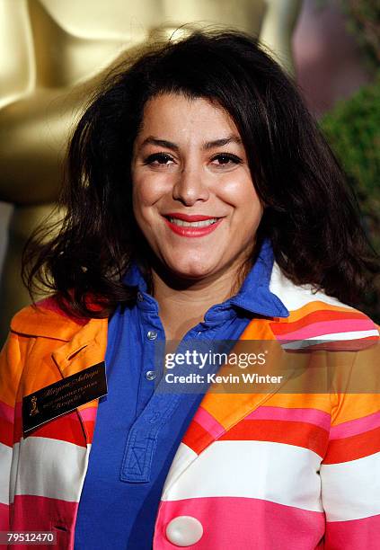 Director Marjane Satrapi during the 80th annual Academy Awards nominees luncheon held at the Beverly Hilton Hotel on February 4, 2008 in Los Angeles,...