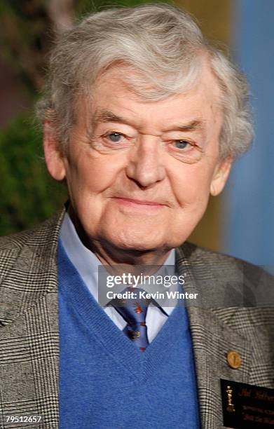 Actor Hal Holbrook poses during the 80th annual Academy Awards nominees luncheon held at the Beverly Hilton Hotel on February 4, 2008 in Los Angeles,...