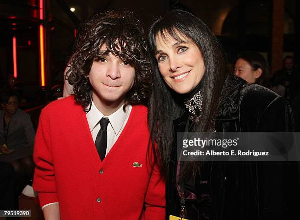 Actor Adam G. Sevani and actress Connie Sellecca attend the after party for the world premiere of Touchstone Pictures' "Step Up 2, The Streets" on...