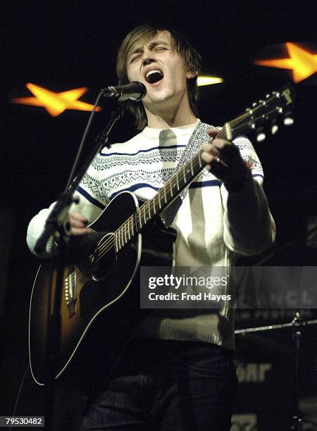 Musician Sondre Lerche attends the Music Cafe during the 2008 Sundance Film Festival on January 21, 2008 in Park City, Utah.