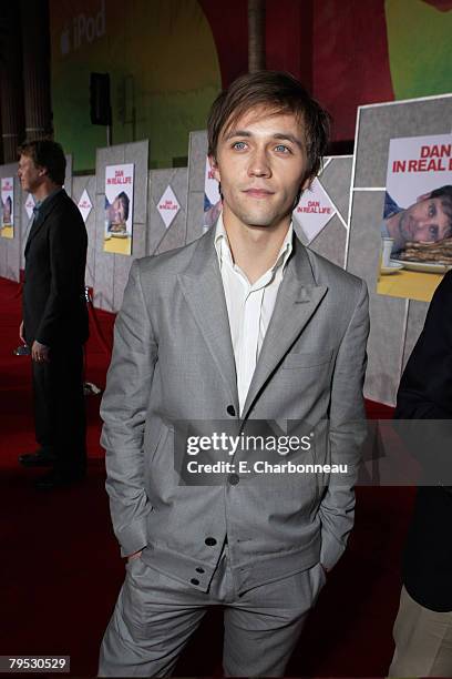Composer Sondre Lerche at the World Premiere of Touchstone Pictures "DAN IN REAL LIFE" at the El Capitan Theatre on October 24, 2007 in Los Angeles,...