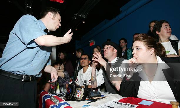 Referee Matt Mullen, commissioner Stacey case and human resources head Mickey Dismantle discuss a controversial overtime round after it was too close...