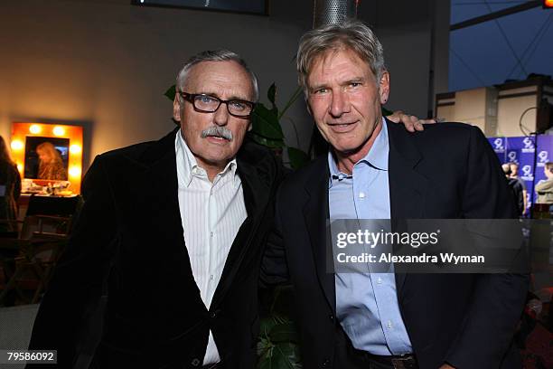 Dennis Hopper and Harrison Ford