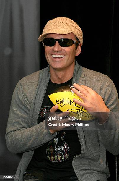 Actor Julian McMahon attends the Official Super Bowl XLII Talent and Player Gift Lounge produced by the NFL and ON 3 Productions held at the Phoenix...