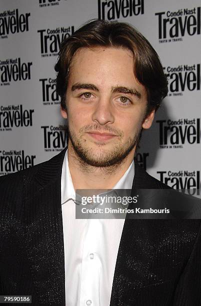 Actor Vincent Piazza arrives during the Conde Nast Traveler celebration of 20 years of Truth in Travel at Cooper Hewitt National Design Museum on...