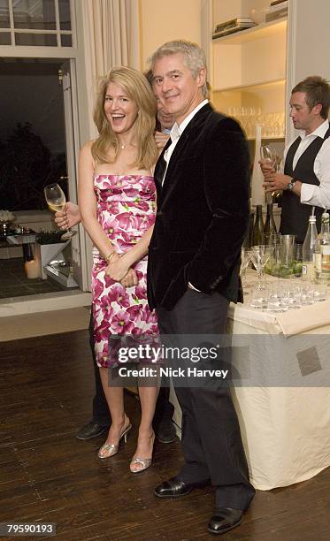 Avery Agnelli and guest attend the Diane Von Furstenberg Party, hosted by Arpad Busson on September 16, 2007 in Chelsea, London.