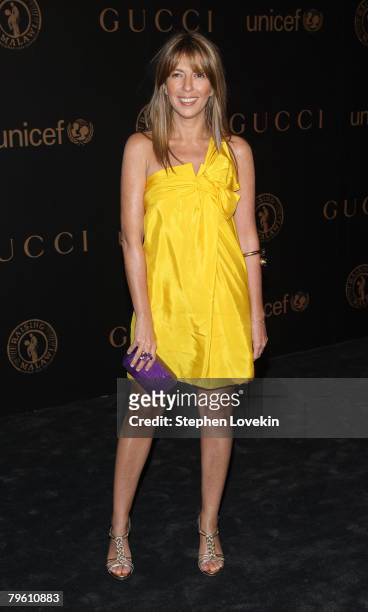 Fashion Director of ELLE magazine Nina Garcia attends a reception to benefit UNICEF hosted by Gucci during Mercedes-Benz Fashion Week Fall 2008 at...