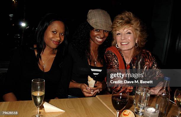 Rula Lenska attends the after party following the press night of 'The Homecoming', at the Almeida Theatre on February 7, 2008 in London, England.