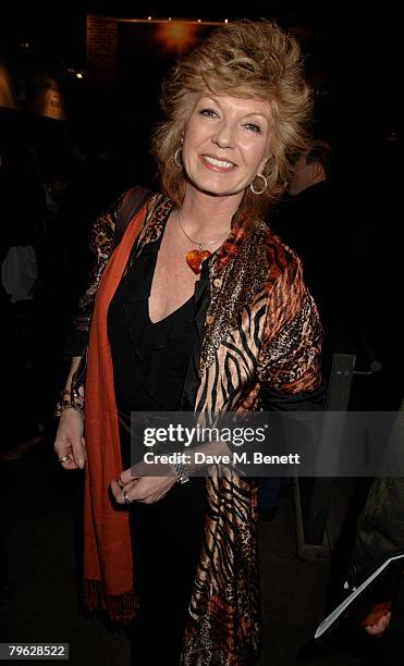 Rula Lenska attends the after party following the press night of 'The Homecoming', at the Almeida Theatre on February 7, 2008 in London, England.