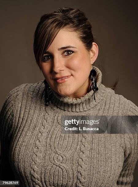 Actress Kaycee Stroh poses at the Hollywood Life House on January 22, 2008 in Park City, Utah.