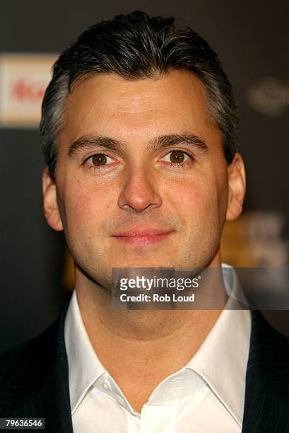 Shane McMahon arrives at "The Celebrity Apprentice" viewing party at Tenjune on February 7, 2008 in New York City.