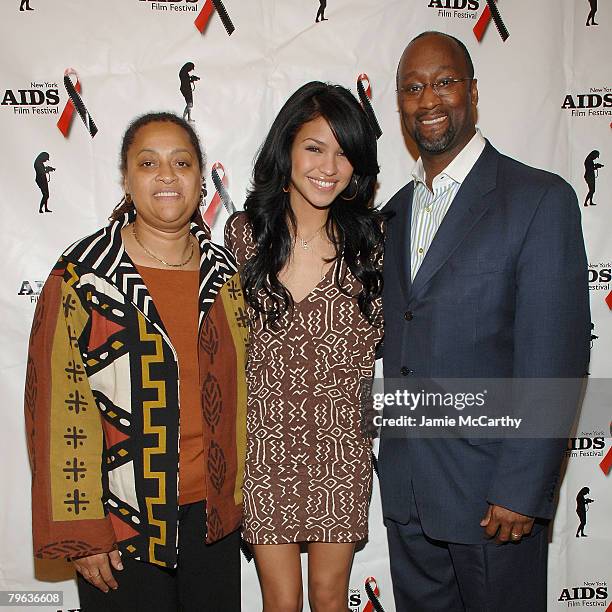 Gloria Searson, Cassie and Willis Steele attend the Black Aids Day Hosts A Tribute To The Black Grandmother Sponsorship Deck at the GMHC in The Tisch...