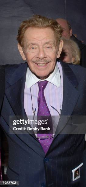 Jerry Stiller at the after show reception at The Community Theatre Morristown New Jersey February 7 2008