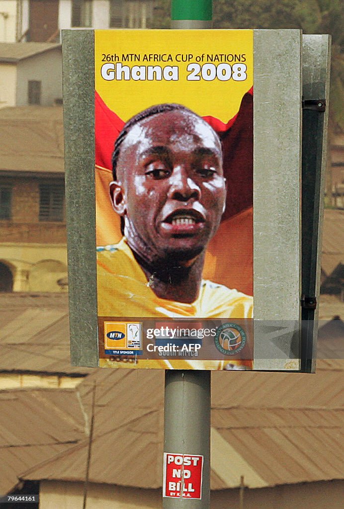 An Africa Cup of Nations advertisement p