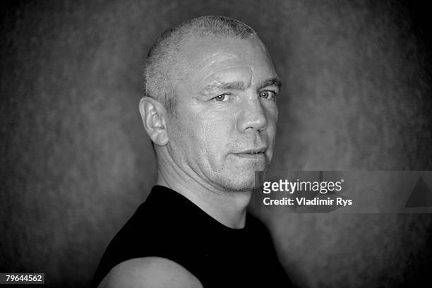 Former professional boxer Graciano "Rocky" Rocchigiani poses for a photo during a photosession to promote his new biography "My 15 rounds" at the...