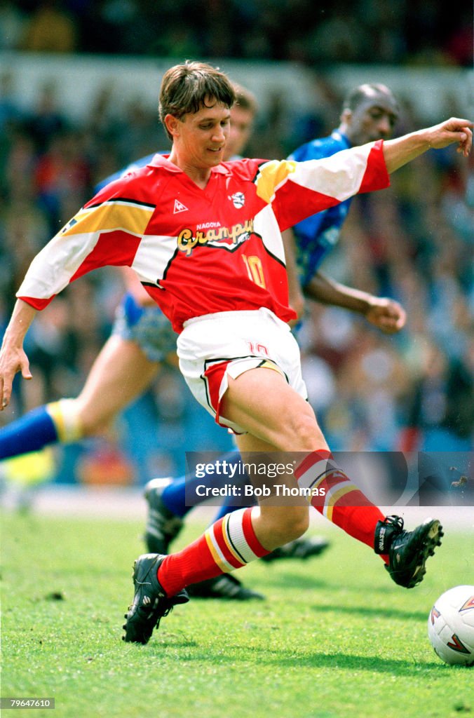 BT Sport, Football, pic: circa 1992, Gary Lineker, Nagoya Grampus Eight, 1992-1994, Gary Lineker, one of England's best ever strikers, won 80 England international caps between 1984-1992