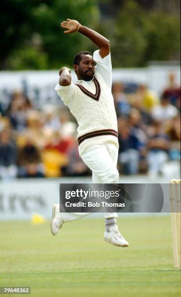 Circa 1987, Malcolm Marshall, West Indies fast bowler, Malcolm Marshall played in 81 Test matches for the West Indies between 1978-1991 but he...