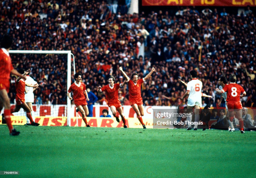 30th May 1984, 1984 European Cup Final in Rome, Liverpool 1 v Roma 1