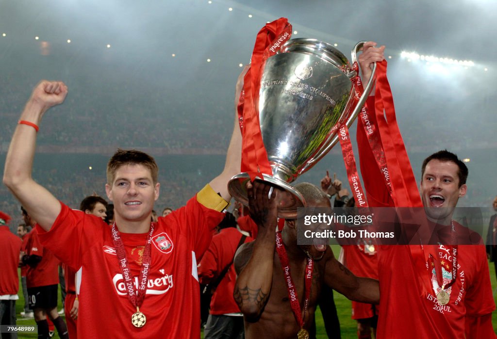Sport, Football, UEFA Champions League Final, 25th May 2005, Ataturk Stadium, Istanbul, AC Milan 3 v Liverpool 3