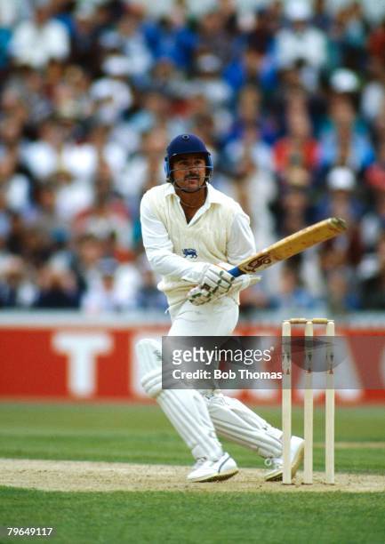 25th May 1991, One Day International at Old Trafford, England beat West Indies, England batsman Allan Lamb, Allan Lamb played in 79 Test matches for...