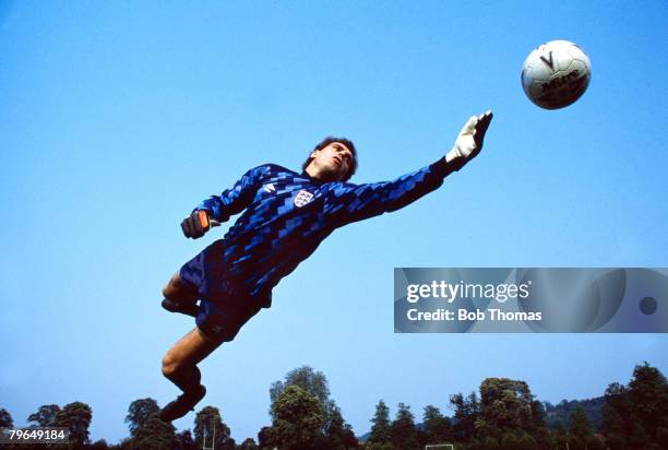 June 1989, Peter Shilton, England and Derby County goalkeeper