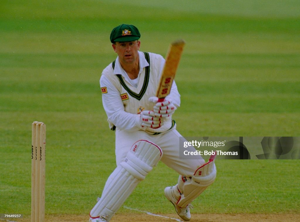 BT Sport, Cricket, pic: May 1993, Tour Match, Northamptonshire v Australia, Mark Taylor, Australia opening batsman