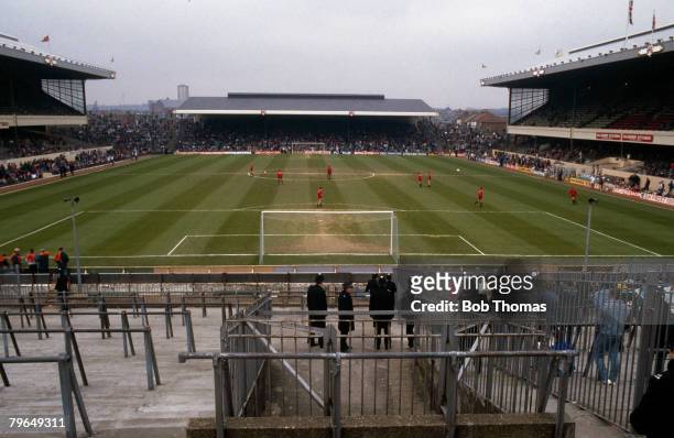 Sport, Football, Arsenal F,C, pic: circa 1980's, Arsenal's Highbury Stadium