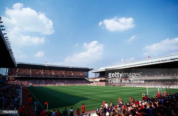 Sport, Football, Arsenal F,C, pic: 20th August 1995, Arsenal's Highbury Stadium for the Arsenal v Middlesbrough Premiership game