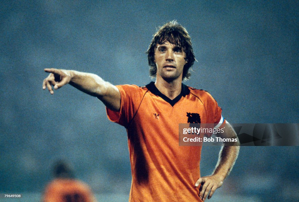 BT Sport, Football, pic: circa 1979, Ruud Krol, Holland captain, one of their best ever players, who won 83 international caps between 1969-1983