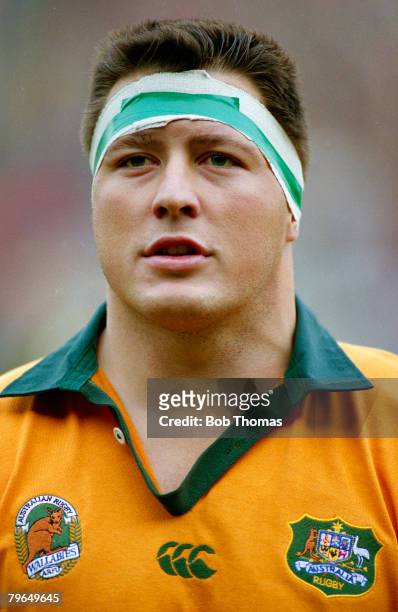 Sport, Rugby Union, pic: 1992, Phil Kearns, Australia prop forward