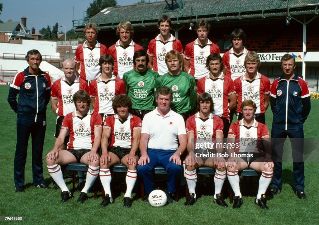 Sport, Football, pic: 1981, Southampton F,C, First Team Squad, 1981-1982